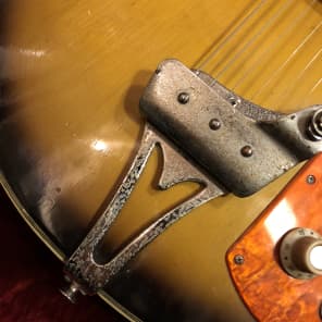 c.1960s Teisco EP-200L/EP-10T  Hollow Body Guitar MIJ Guitar "Sunburst" image 6