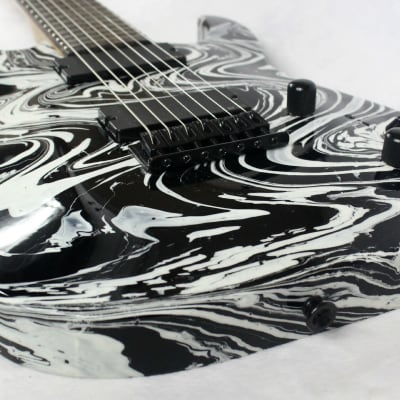 Custom Swirl Painted and Upgraded Jackson JS22-7 With Active EMG's image 15