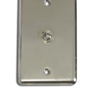 Elite Core Audio D-1-1/4S OSP Stainless Steel Duplex Wall Plate with 1/4" TRS Jack