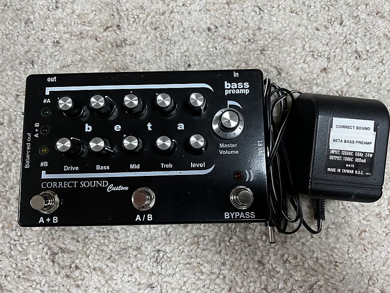 Correct Sound Custom Sunn O))) Beta Bass preamp 2012 Black Reverb