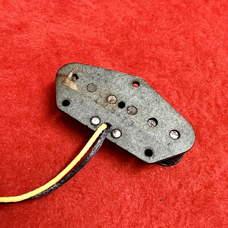 Fender Telecaster bridge pickup 1973 Grey bottom original | Reverb