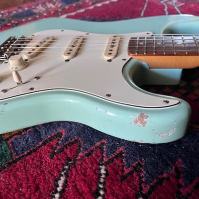 MJT / Fender Stratocaster 2015-2021 - Daphne Blue Nitro image 10
