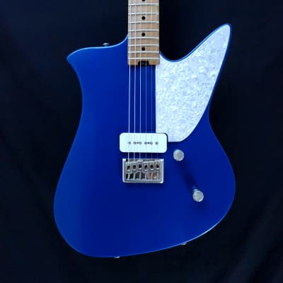 Saito Guitars M38 Custom Transparent Blue | Reverb