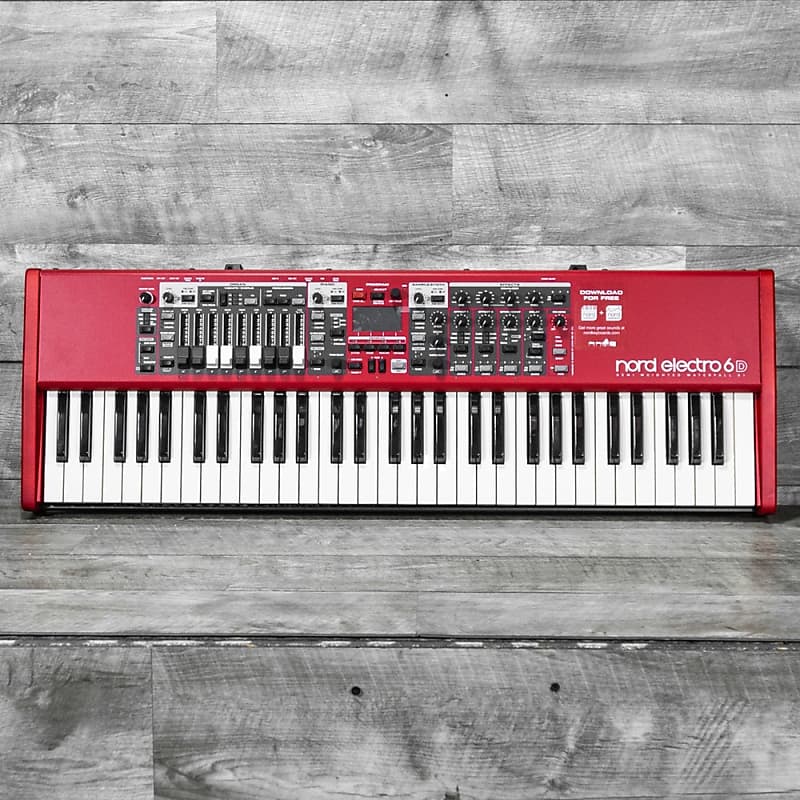 Electro 6D Stage Piano - 61 Key Semi-Weighted  Action, w/9 Drawbars image 1
