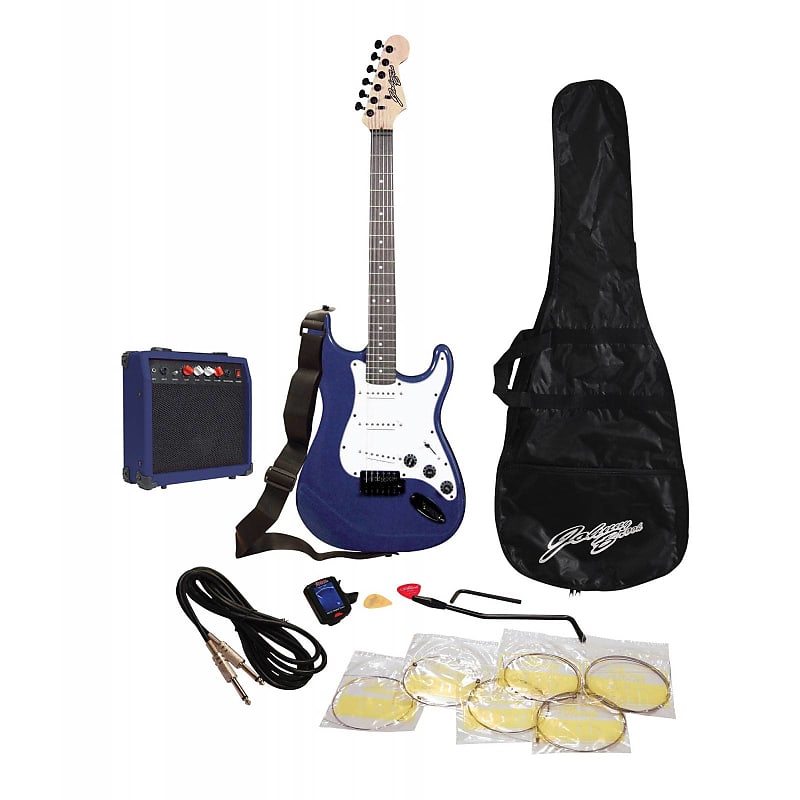 Johnny Brook Guitar Kit With Amplifier (Blue) image 1