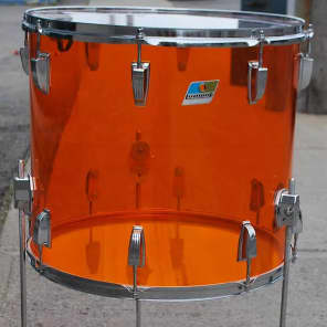 1970s Ludwig Vistalite 16x18" Floor Tom with Single-Color Finish