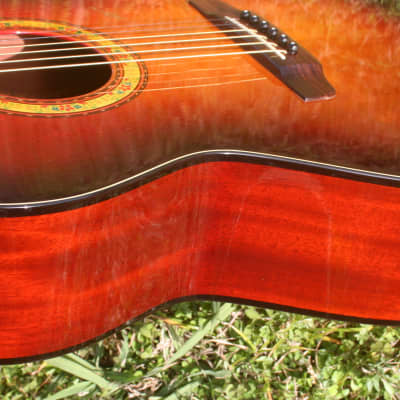 2005 K Yairi SR-2E OOO size Guitar with Under saddle pick up - Cherry Sunburst+Original Hard Case and more image 12