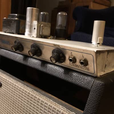 1974 Fender Champ chassis w/ original RCA tubes - serviced Silverface 6w tube amp image 3