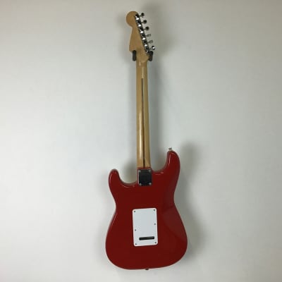Used Fender 1995 MIM SQUIER SERIES STRATOCASTER Electric Guitar Red image 4