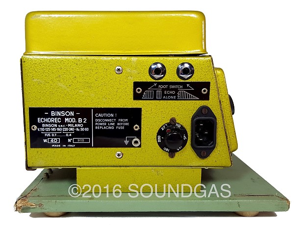 BINSON Echorec B2 Made in Italy Binson Echorec B2 (Baby 2) Late 60s