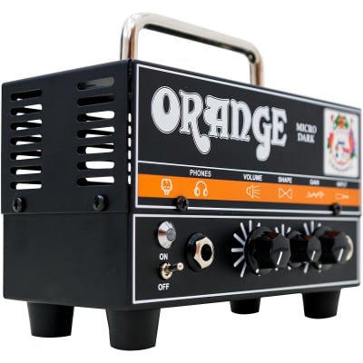Orange Micro Dark Terror 20 Watt Tube Preamp/ Solid State Hybrid Amp Head image 1