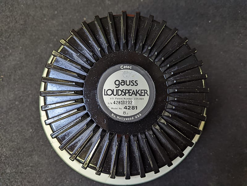 Gauss Loudspeaker Model 4280 12in (1本) Gauss 4280 12