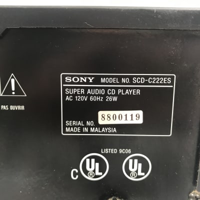 Sony SACD/CD C222ES Super Audio CD-Player 5 Disc image 5
