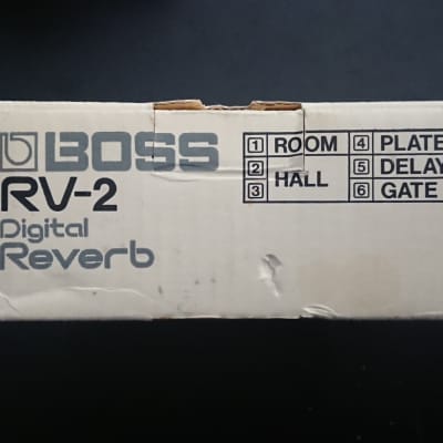 1987 - Boxed - Made in Japan - Vintage Boss RV-2 Digital