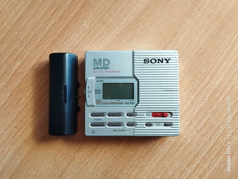 Sony Walkman MD Portable Player MZ- R90 silver Working video test