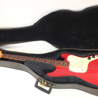 Fender Musicmaster Bass • 1973 • Dakota Red • Very Good Cond image 18