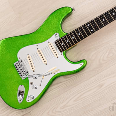 1996 G&L Tribute Custom S-500 Green Sparkle | Reverb The 1996 G&L Tribute Custom S-500 Green Sparkle | Reverb The