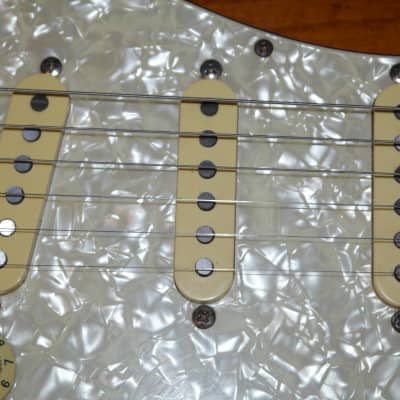 1997 Fender Squier Pro Tone ProTone Stratocaster Fender 3 Tone Sunburst All Original With Gig Bag! image 8