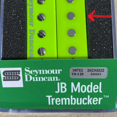 Seymour Duncan TB-4 JB Trembucker - Neon Green - Factory 2nd image 2