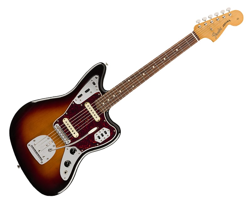 Fender Vintera '60s Jaguar - 3-Color Sunburst w/ Pau Ferro FB image 1