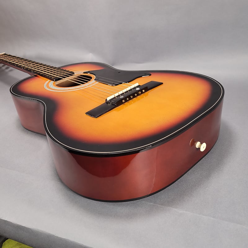 Harmony H0401P Vintage Acoustic Guitar 1980s - Sunburst | Reverb