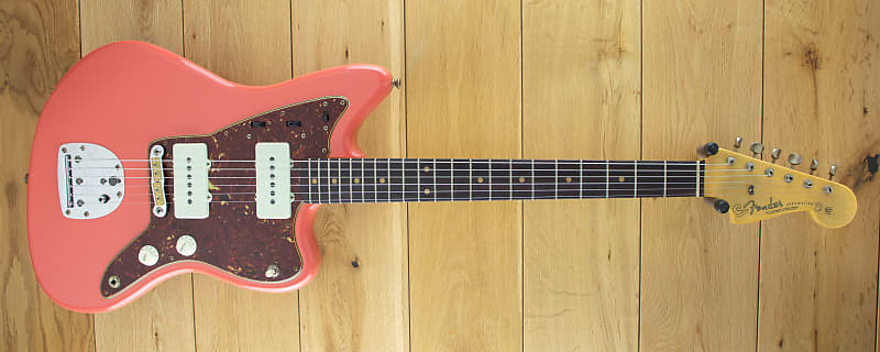 Fender Custom Shop 62 Jazzmaster Journeyman Relic Super Faded Fiesta Red CZ573246 image 1