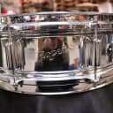Rogers 5x14 Powertone Chrome over Brass Snare Drum Vintage 1960's