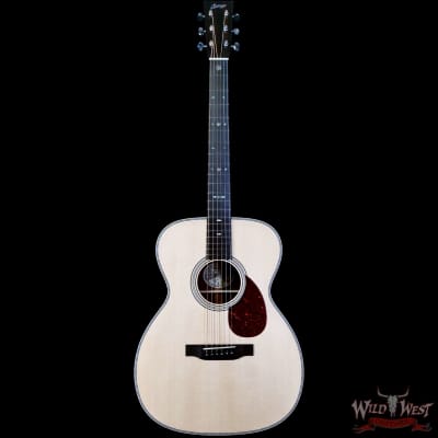 Collings OM Series OM2H Sitka Spruce Top East Indian Rosewood Back & Sides 45 Style Snowflake Inlays Natural 4.30 LBS image 3