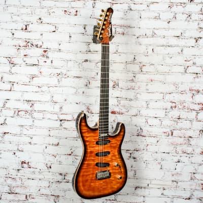 Godin - Artisan ST - Solid Body HHH Electric Guitar, Cognac Burst - w/OHSC - x5134 - USED image 4