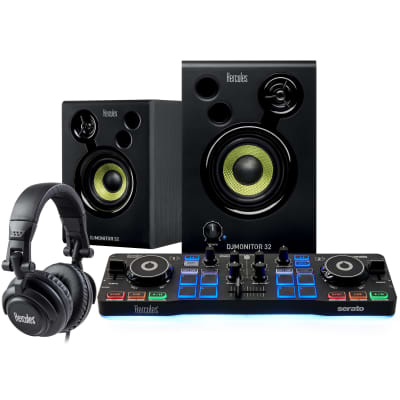 Hercules DJ Starter Kit Starlight DJ Controller, speakers and Headphones image 1