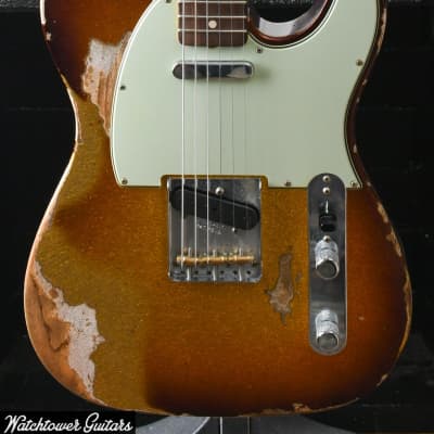 2018 Fender Custom Shop '63 Telecaster Heavy Relic LTD 3 Tone Sparkle Sunburst for sale