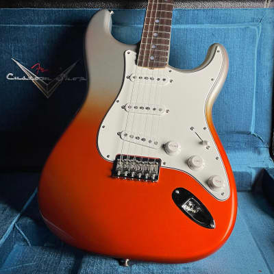 Fender Custom Shop '65 Stratocaster, Jason Smith Masterbuilt, NOS- Candy Tangerine to Silver (7lbs 3oz) image 16