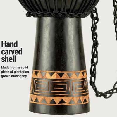 Meinl Percussion HDJ1-XL Congo Series Headliner Rope Tuned Djembe, Extra Large: 13-Inch Diameter image 3