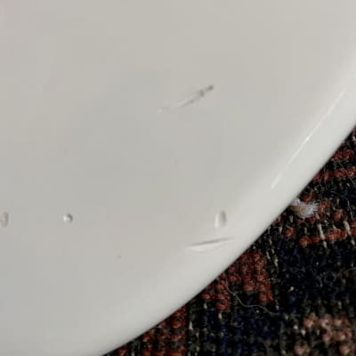 Squier Wayne's World Excalibur Stratocaster Electric Guitar 1992 Artic White image 12