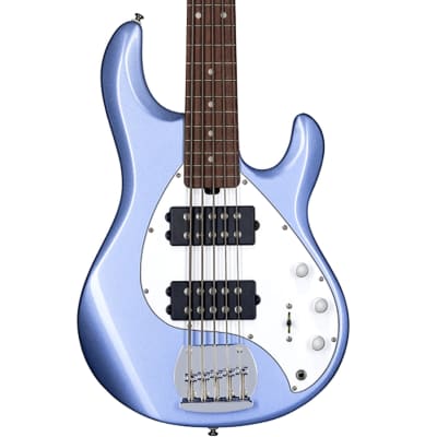 Sterling by Ernie Ball Ray5HH Bass Guitar in Lake Blue Metallic image 1