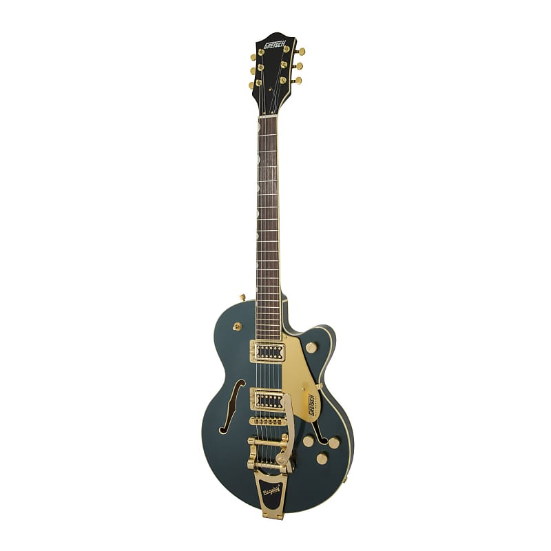 Gretsch G5655TG Electromatic Center Block Jr. Single-Cut 6-String Laurel  Fingerboard Electric Guitar, Right-Handed Electric Guitar (Cadillac Green) 