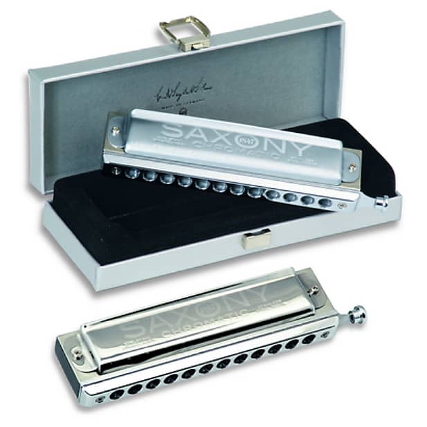 Seydel Saxony Solo Chromatic Harmonica, Key of Low E. New with Full Warranty! image 1