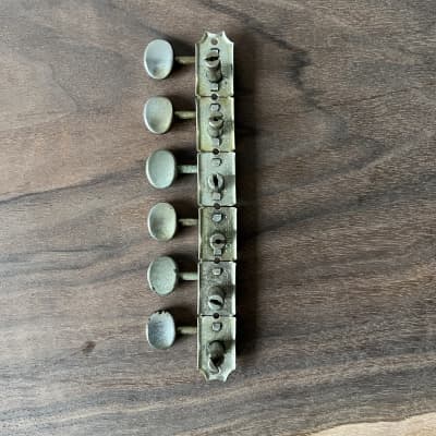 Fender Kluson Deluxe Tuner Set Double Line Vintage 1964-1967 - Nickel image 5