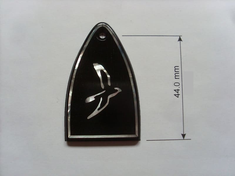 Custom Ebony Truss Rod Cover fits PRS SE style guitars