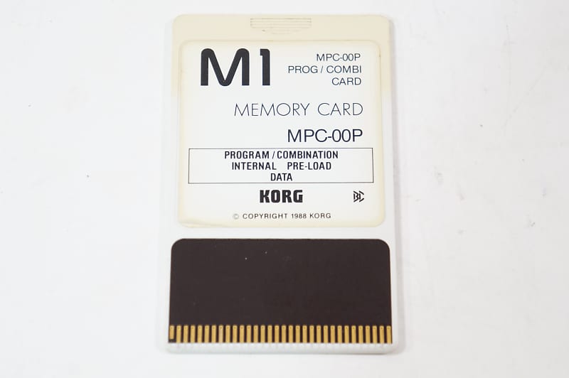 KORG MPC-00P Factory Presets Memory Card ROM for M1 M1R T3 Synthesizer