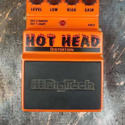 DigiTech Hot Head Distortion 2010s - Red for sale