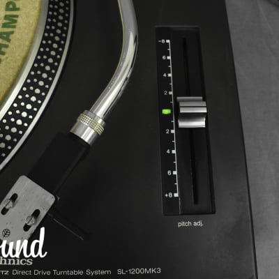 Technics SL-1200MK3 Black Direct Drive DJ Turntable [Very Good] image 9