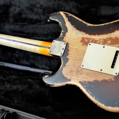 American Stand Fender Stratocaster Custom Heavy Relic Sunburst CS Fat 50's image 19