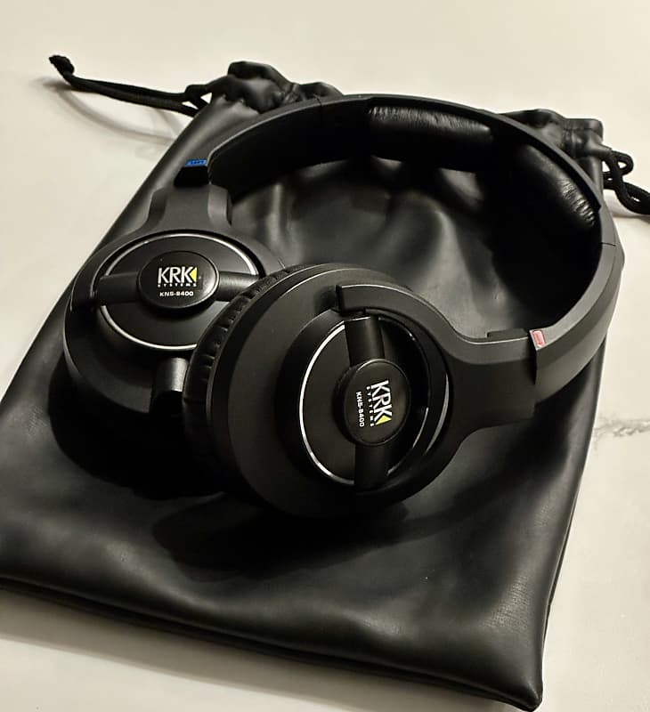 KRK KNS8400 Closed-Back Over-Ear Studio Headphones 2010s - Black image 1