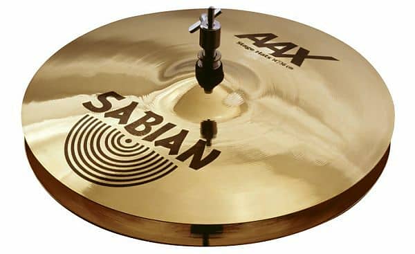 Sabian AAX 13” Stage Hi Hat Cymbals/Brilliant Finish /Model # 21302XB/Brand New image 1
