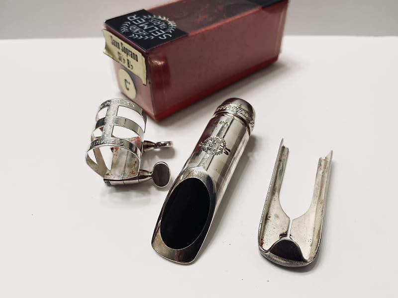 Selmer Soloist C* soprano sax mouthpiece 1950 - Sliver | Reverb Selmer Soloist C* soprano sax mouthpiece 1950 - Sliver | Reverb