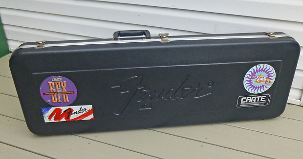 Vintage Early 1980s Fender USA Molded Guitar Case for Stratocaster Telecaster Elite