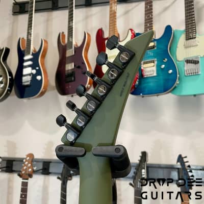 Jackson USA Custom Shop SL1H Soloist Electric Guitar w/ Case-Olive Drab Green image 15