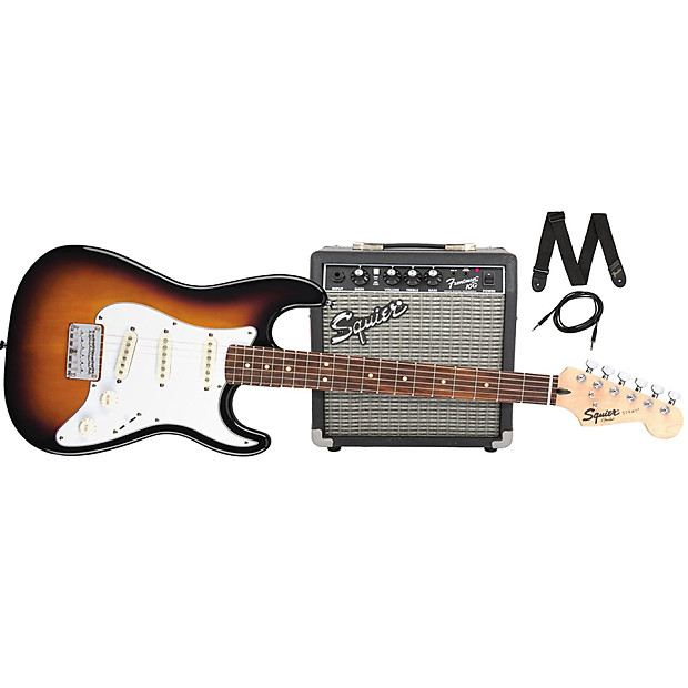 Squier Short Scale Strat Pack with Frontman 10G Combo image 3