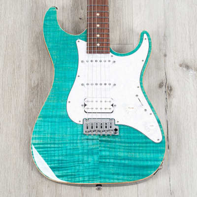 Suhr Standard Plus HSS Guitar, Pau Ferro Fretboard, Bahama Blue image 13